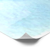 Tropische palmboom op een zonnige dag poster (Hoek)