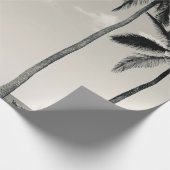 TROPISCHE PALMBOOM OP HET BEDRIJF CADEAUPAPIER (Hoek)