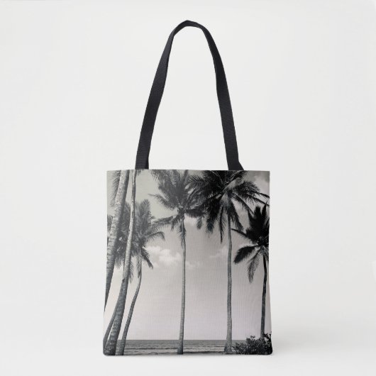 TROPISCHE PALMBOOM OP HET BEDRIJF TOTE BAG (Voorkant)