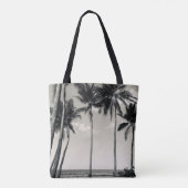 TROPISCHE PALMBOOM OP HET BEDRIJF TOTE BAG (Achterkant)