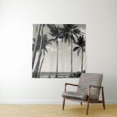 TROPISCHE PALMBOOM OP HET BEDRIJF WANDKLEED (In situ)