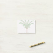 Tropische palmboom post-it® notes (Op bureau)