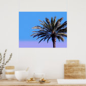tropische palmboom poster (Keuken)