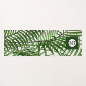 Tropische palmboom Promotie Bedrijfs Logo Yogamat (Voorkant (horizontaal))