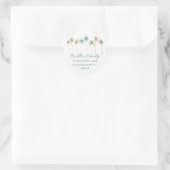Tropische palmboom retouradres sticker (Tas)