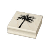 Tropische palmboom Silhouette Rubberstempel (Stempel)