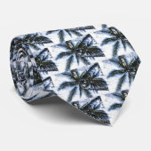 Tropische palmboom stropdas (Opgerold)