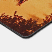 Tropische palmboom Sunset Desk Mat (Hoek)