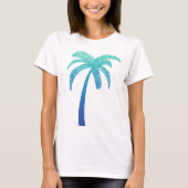Tropische palmboom t-shirt (Voorkant)