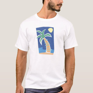 Tropische palmboom T-shirts