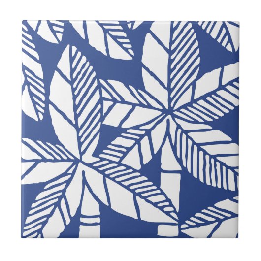 Tropische palmboom tegeltje (Voorkant)