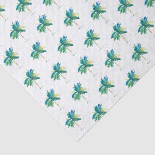 Tropische palmboom tissuepapier (Detail)