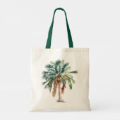 Tropische palmboom tote bag (Achterkant)
