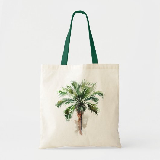 Tropische palmboom tote bag (Voorkant)