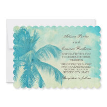  tropische palmboom | Turquoise Wedding