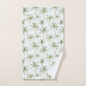 Tropische Palmboom Verjaardag Bad Handdoek (Handdoek)