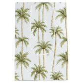 Tropische Palmboom Verjaardag Medium Cadeauzakje (Achterkant)