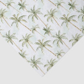 Tropische Palmboom Verjaardag Tissuepapier (Detail)