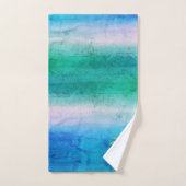 Tropische palmboom Verstoorde oceaanbedekking Bad Handdoek (Handdoek)