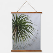 Tropische palmboom, voorgeblazen fotografisch hangend wandkleed (Voorkant)