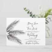 Tropische palmboomvloed met hand uitgezette aarde kaart (Staand voorkant)