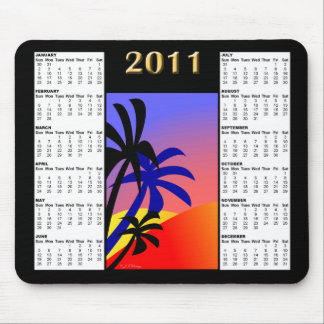 Tropische palmen 2011 Kalender Mousepad Muismat