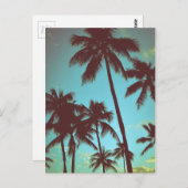  tropische palmen briefkaart (Voorkant / Achterkant)