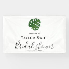 Tropische Palmen Bruidssalon Banner