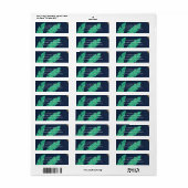 Tropische Palmen Etiket (Full Sheet)