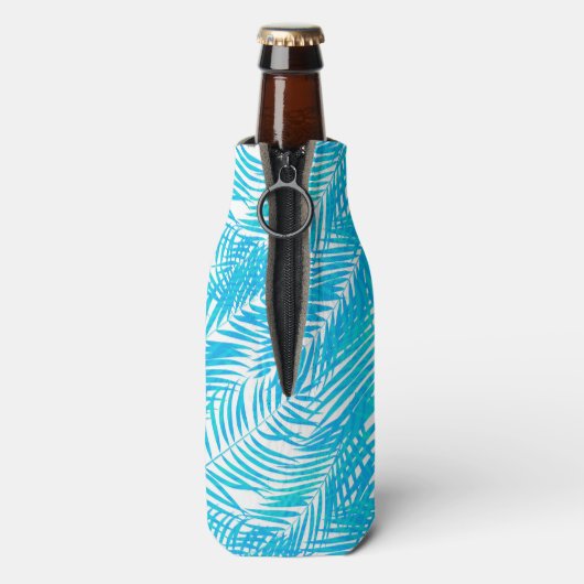 Tropische palmen flesjeskoeler (Fles Achterkant)