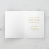 Tropische palmen gevouwen met Kerstmis Kaart (Binnen)