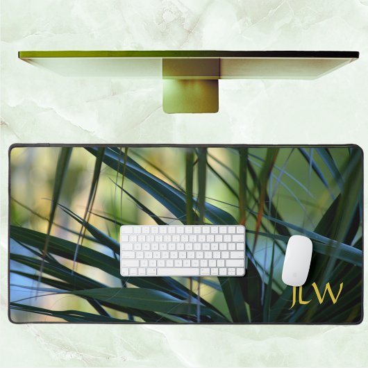 Tropische Palmen Groen Geel Blauw Natuurlijk Absta Bureaumat