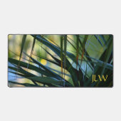 Tropische Palmen Groen Geel Blauw Natuurlijk Absta Bureaumat (Voorkant)