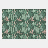 Tropische palmen inpakpapier vel (Voorkant 3)