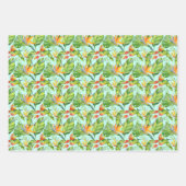 Tropische palmen inpakpapier vel (Voorkant 2)