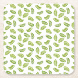 Tropische palmen kartonnen onderzetters