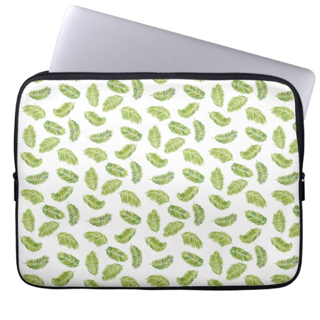 Tropische palmen laptop sleeve (Voorkant)