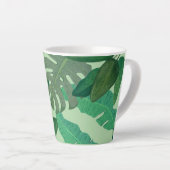 Tropische palmen latte mok (Rechterhoek)