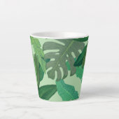 Tropische palmen latte mok (Voorkant)