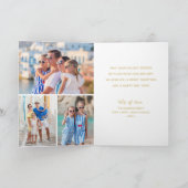 Tropische palmen met multifotokerstmis kaart (Binnen)