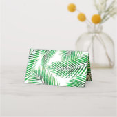 Tropische palmen plaatskaartje (Achterkant)