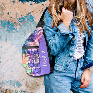 Tropische palmen sling bag