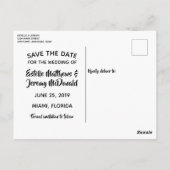 Tropische palmen sparen het Briefkaart van de Aank (Achterkant)