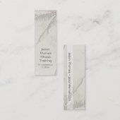 Tropische palmen (vlies/bladwijzer) mini visitekaartje (Voorkant / Achterkant)