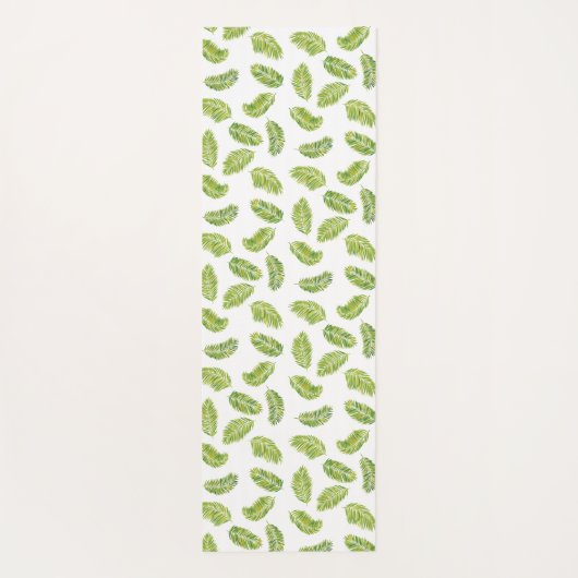 Tropische palmen yogamat (Achterkant)