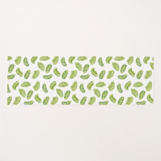 Tropische palmen yogamat (Voorkant (horizontaal))