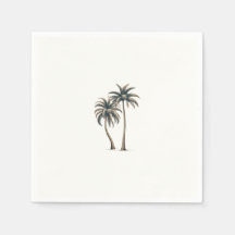 Tropische Palmenboom Rustieke Kust Bruiloft