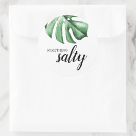 Tropische palmgroen iets zoute Sticker