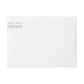 Tropische palmkeien strandbruiloft (Voorkant)