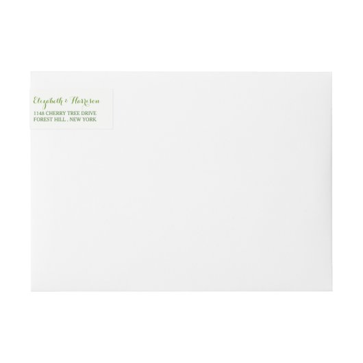 Tropische palmkeien strandbruiloft (Voorkant)